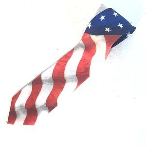 Vintage 1994 Ralph Marlin American Flag USA Neckwear Necktie Mens Tie